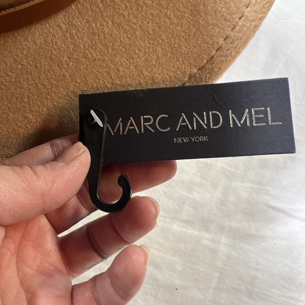 Mark And Mel Camel Color Large Brim Sun Hat